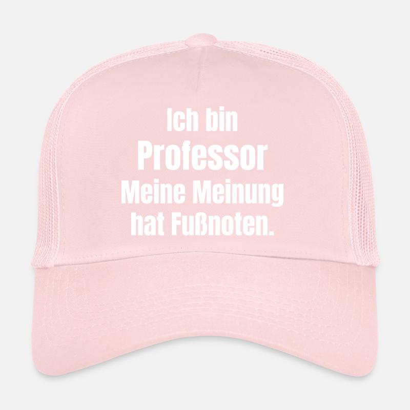 Je suis le professeur Mon avis Casquette trucker 