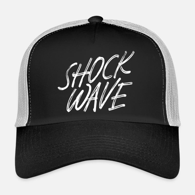 Shockwave Brush Storm Design - Trucker Cap - black/stone grey