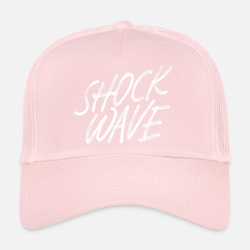 Conception de la tempête à ondes de choc en brosse Casquette trucker 