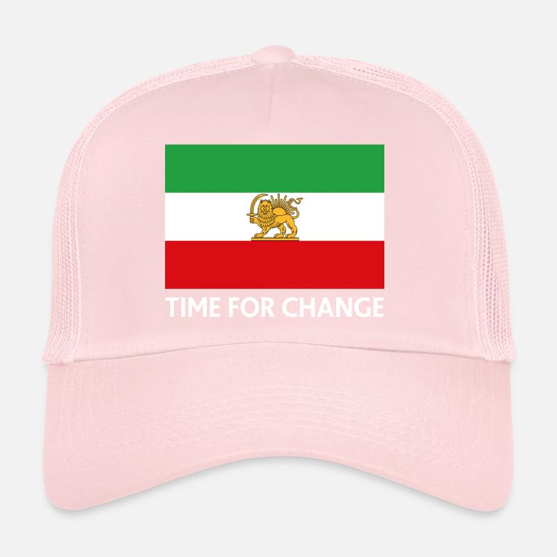 Time for Change Iran Flag Trucker Cap