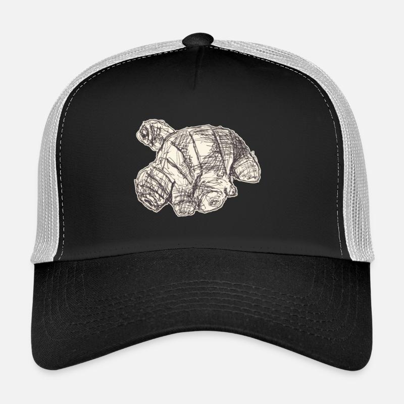 Ginger Sketch Trucker Cap