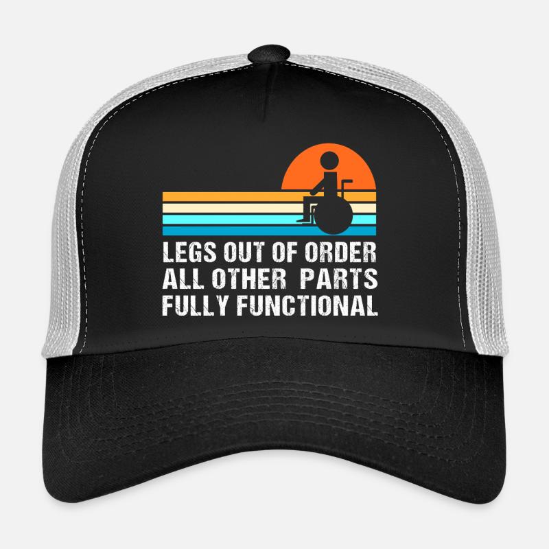 fauteuil roulant Casquette trucker 
