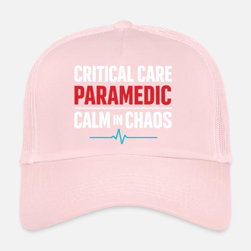 Intensive Care Paramedic Advanced EMT as Identity Trucker Cap
