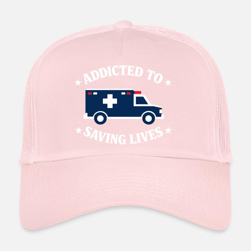 Intensive Care Paramedic Advanced EMT as Identity Trucker Cap