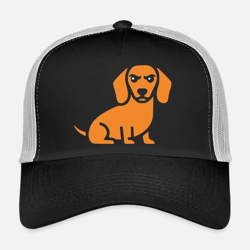 Dackel Hund Flat Design Trucker Cap