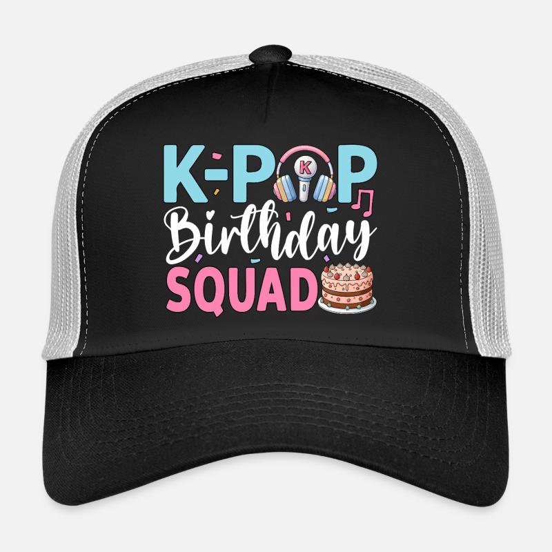 Équipe d’anniversaire K-Pop Casquette trucker 