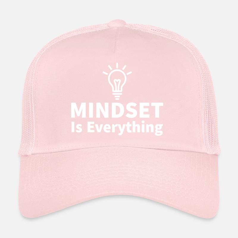 Mindset is everything Glühbirne Motivation Erfolg Trucker Cap