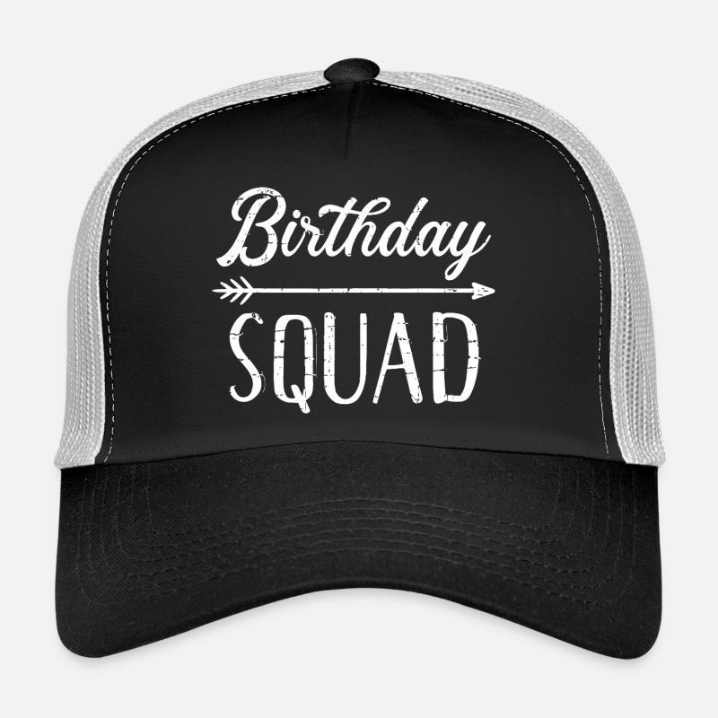 Birthday Squad Arrow Trucker Cap