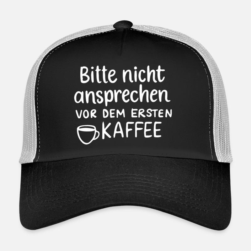 Kein Smalltalk vor dem ersten Kaffee Geschenk Trucker Cap