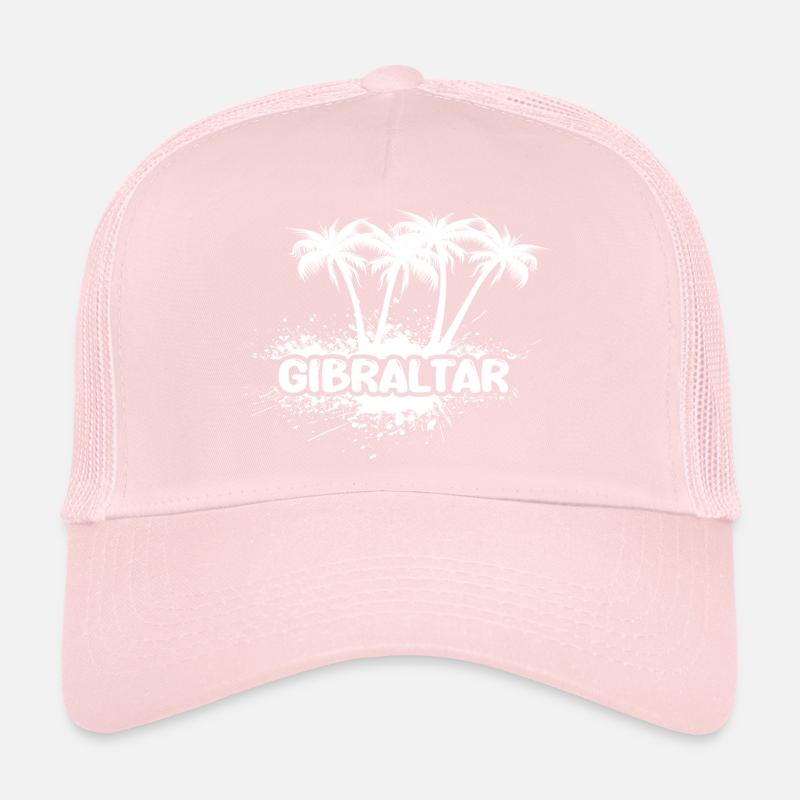 Logo des Éclaboussures des Palmiers de Gibraltar Casquette trucker 