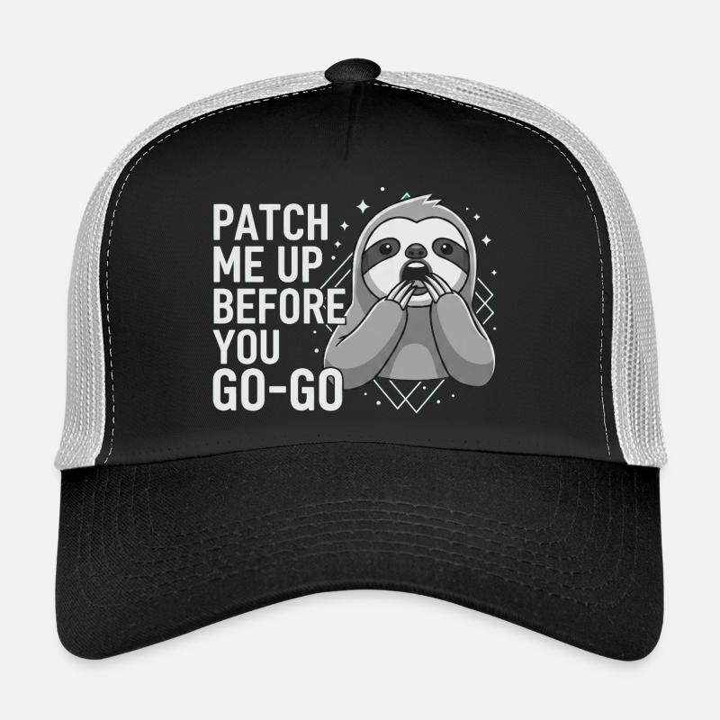 Patch Me Up Cyber Security Sloth Trucker Cap