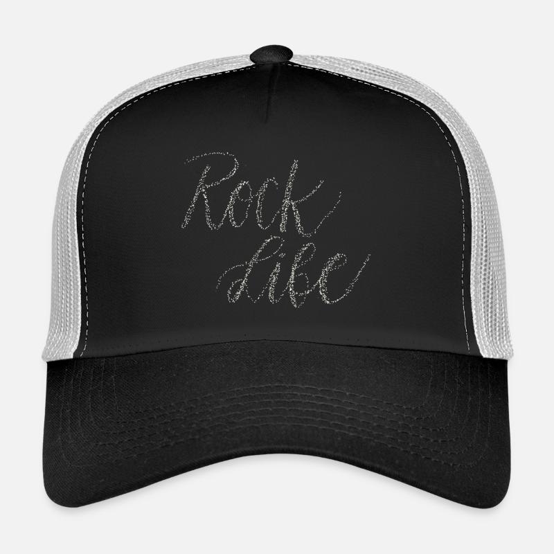Rock Life - Trucker Cap - Schwarz/Steingrau