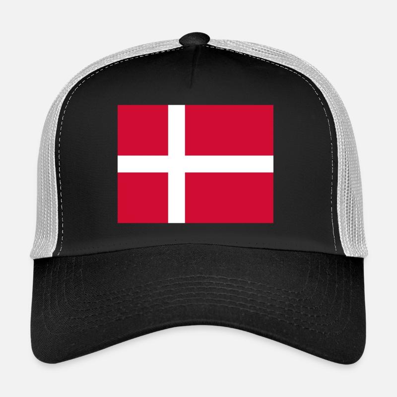Denmark flag Trucker Cap