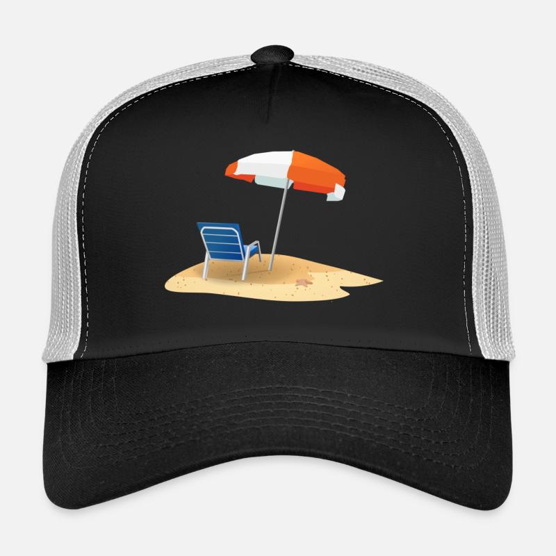 Beach - Trucker Cap - black/stone grey