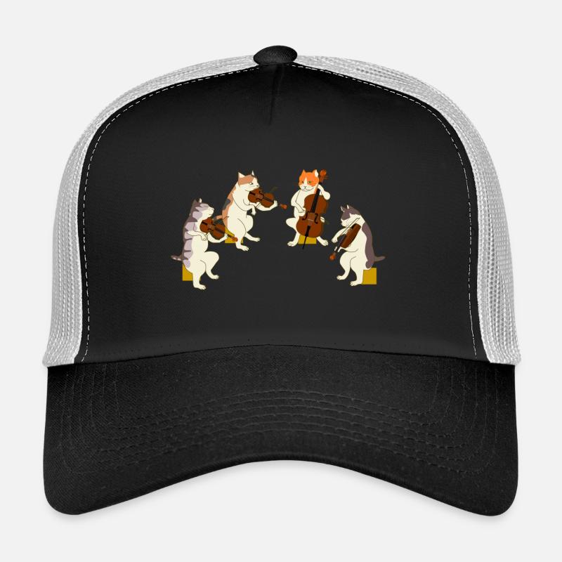 Cat Quartet Trucker Cap