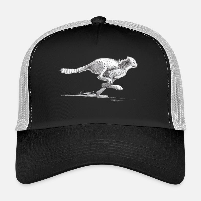 Cheetah - Trucker Cap - black/stone grey