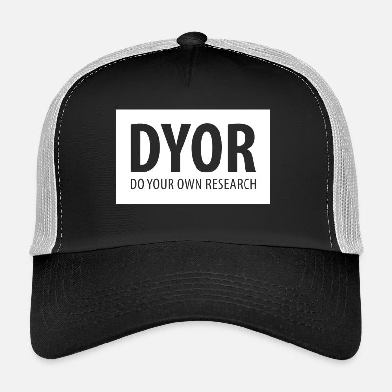 DYOR - Faites votre propre recherche Casquette trucker 