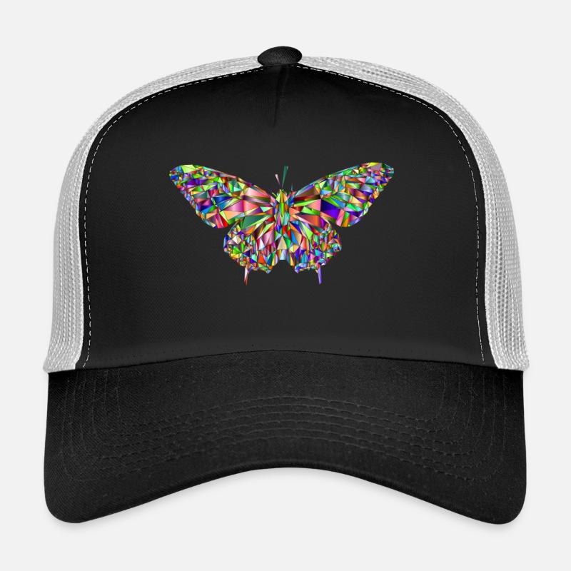 schmetterling - Trucker Cap - Schwarz/Steingrau