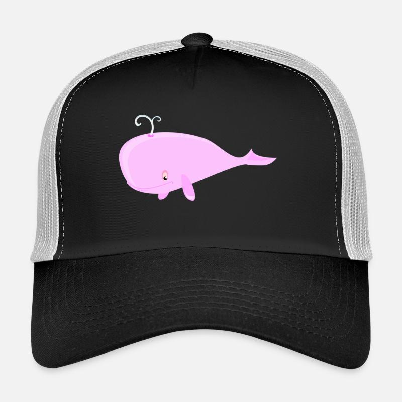 Wal Pink - Trucker Cap - Schwarz/Steingrau