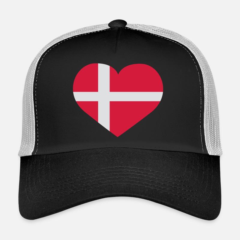 Skandinavien Herz Trucker Cap