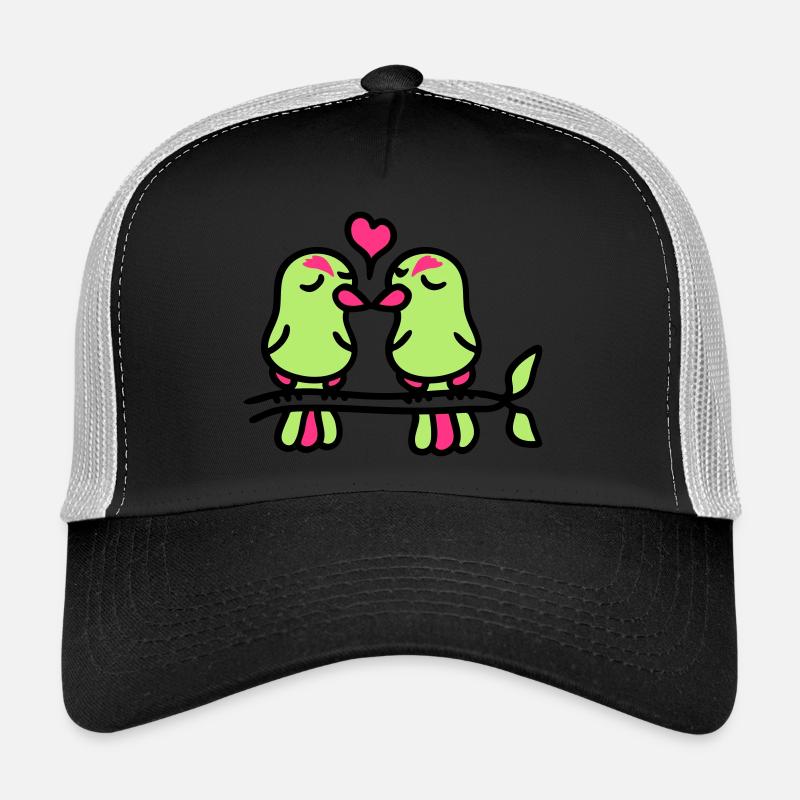 oiseaux dans l'amour 3 Casquette trucker 