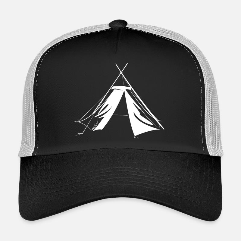 kohte_wei-- - Casquette trucker  - noir/gris pierre