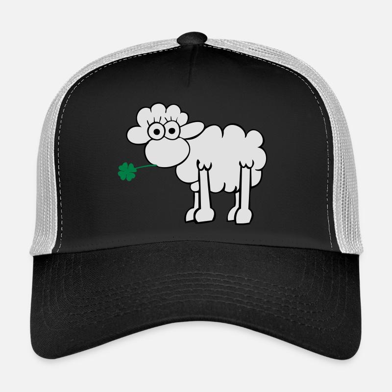 Les moutons avec du trèfle Casquette trucker 