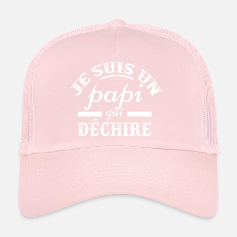 "Papi qui déchire" t-shirt humour papi Casquette trucker 