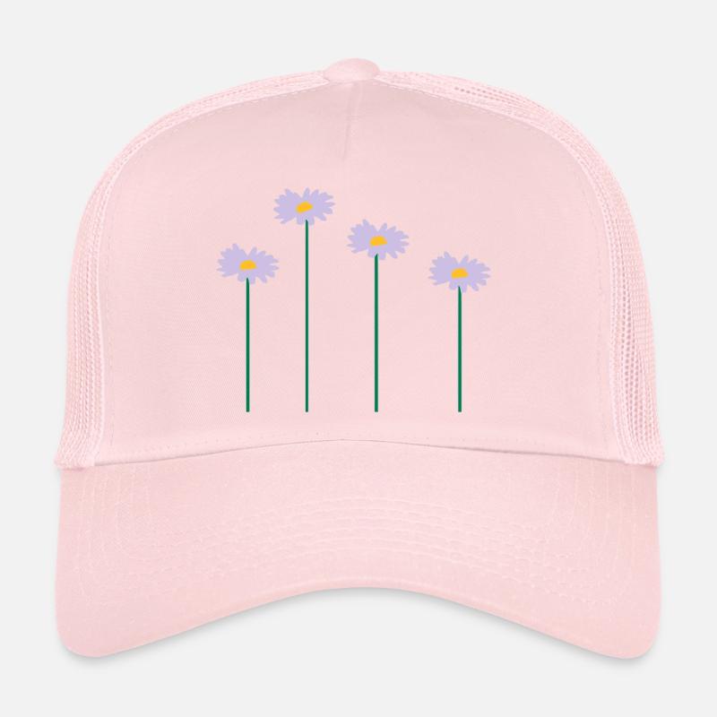 flowers Casquette trucker 