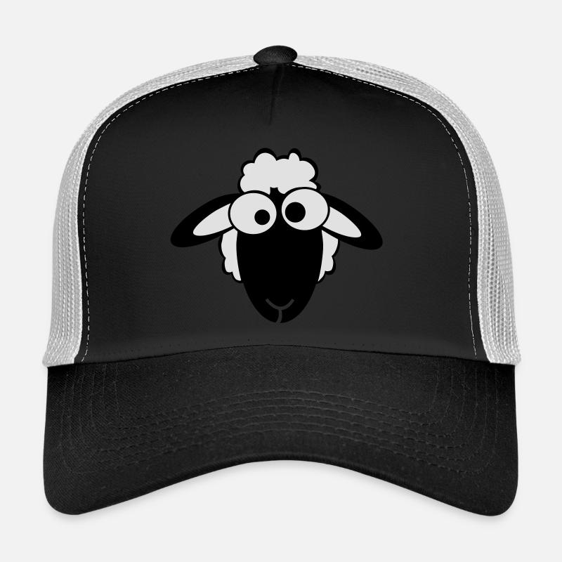 blacksheep la pecora - Trucker Cap - black/stone grey