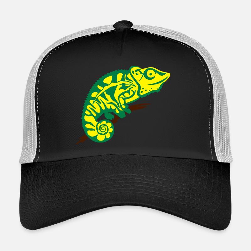 Chamäleon - Trucker Cap - Schwarz/Steingrau