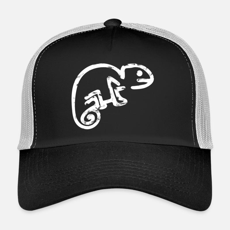 Chameleon Chalk - Trucker Cap - black/stone grey