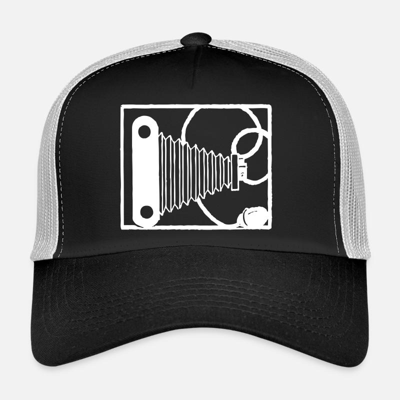 Camara Retro - Trucker Cap - Schwarz/Steingrau