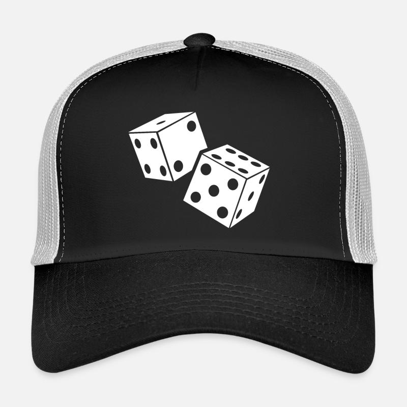 Kniffel - Trucker Cap - Schwarz/Steingrau