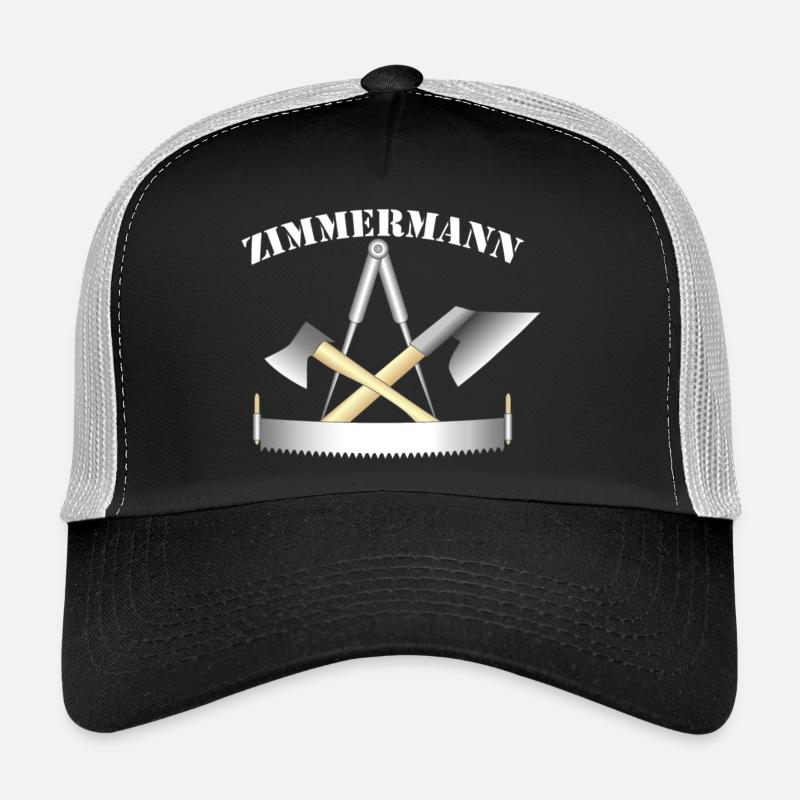 Zunftzeichen der Zimmermänner Trucker Cap