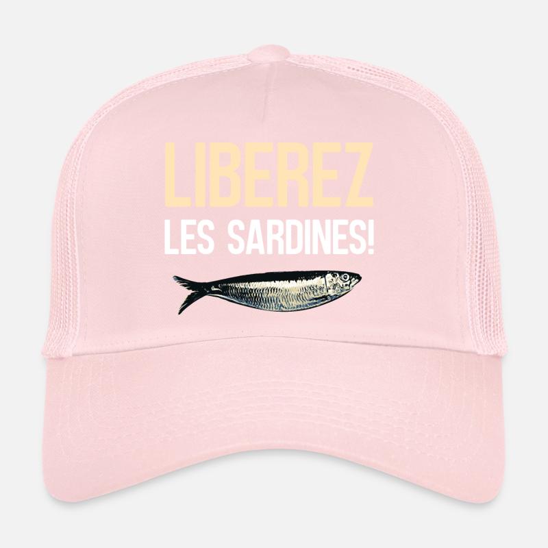 Liberez les sardines Casquette trucker 