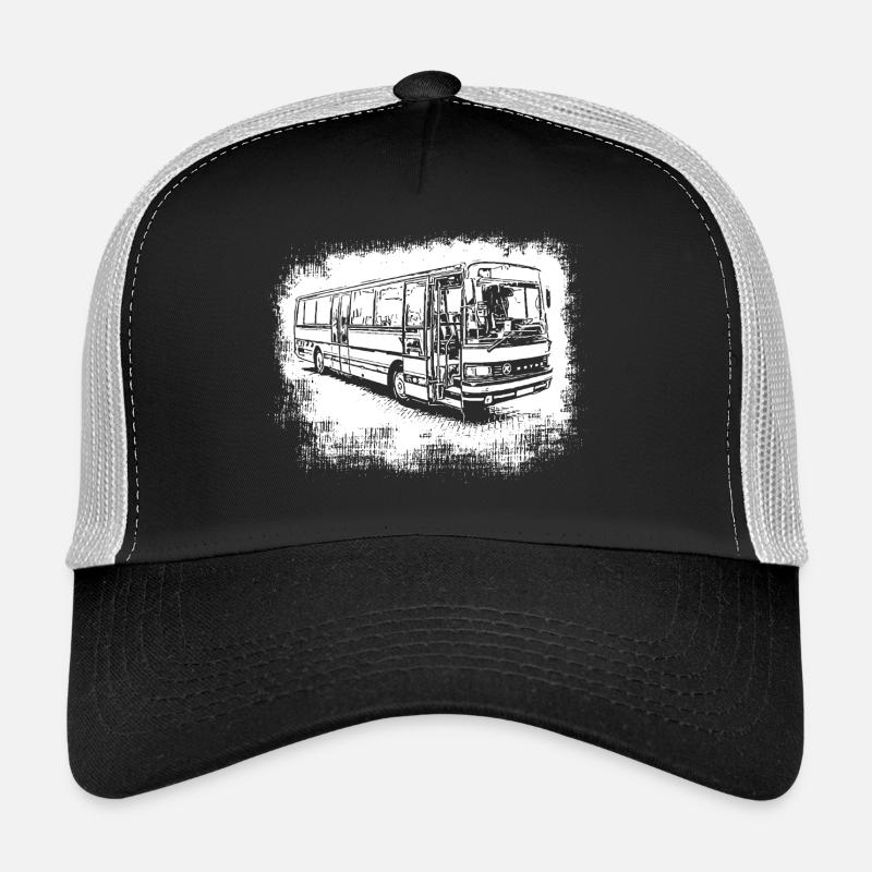 Setra S 213 UL Bus - Trucker Cap - Schwarz/Steingrau