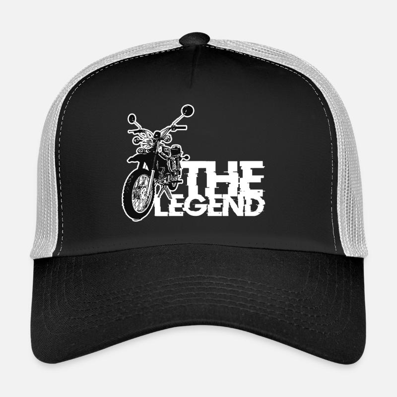 Simson - S51 - Enduro - The Legend - Trucker Cap - Schwarz/Steingrau