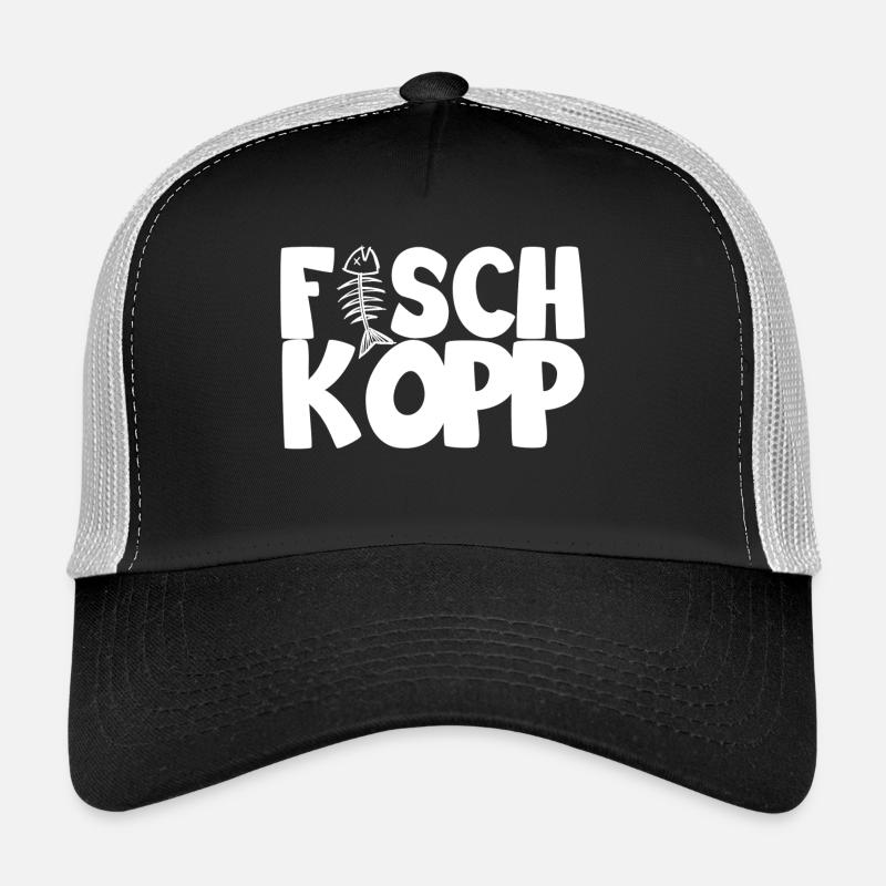 Fischkopp - Trucker Cap - Schwarz/Steingrau