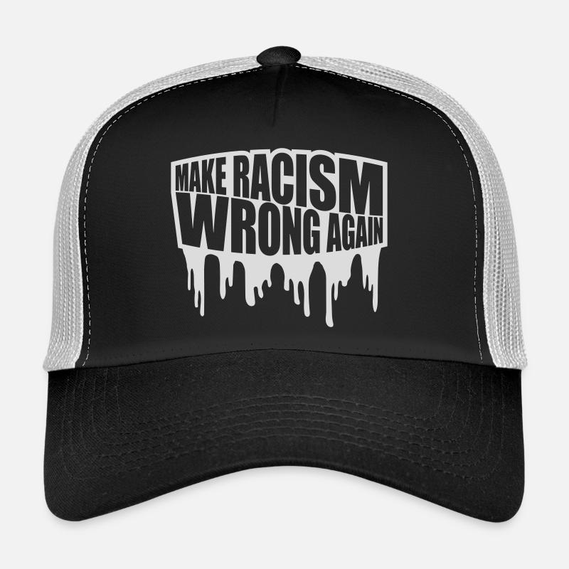 make racism wrong again Trucker Cap