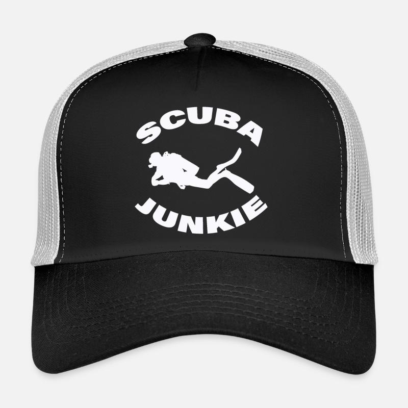 ACCRO À LA PLONGÉE SOUS-MARINE Casquette trucker 