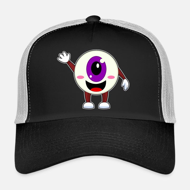 Globe oculaire Halloween Casquette trucker 