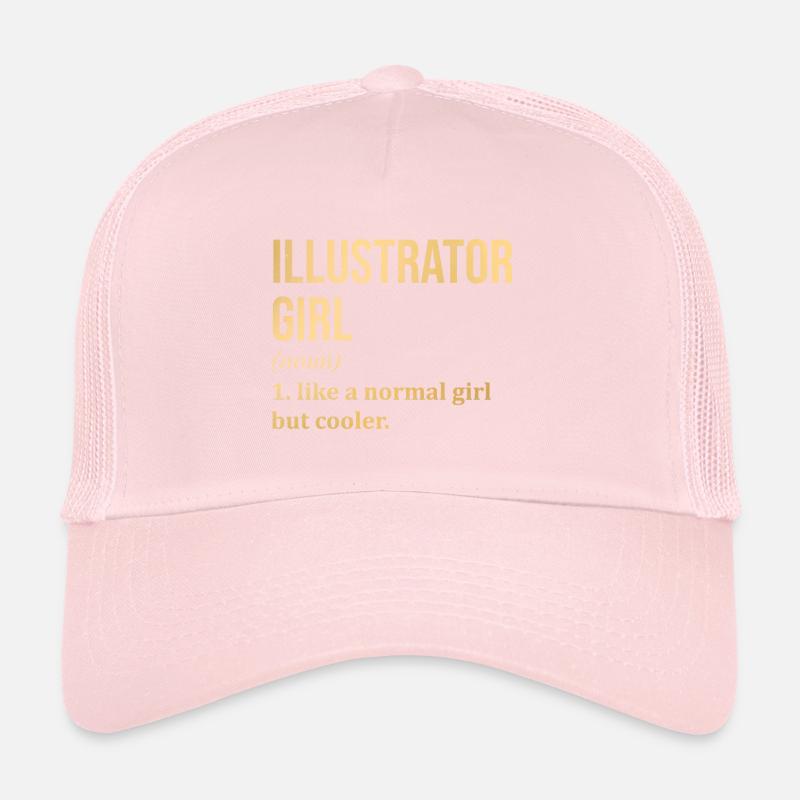 illustrateur Casquette trucker 