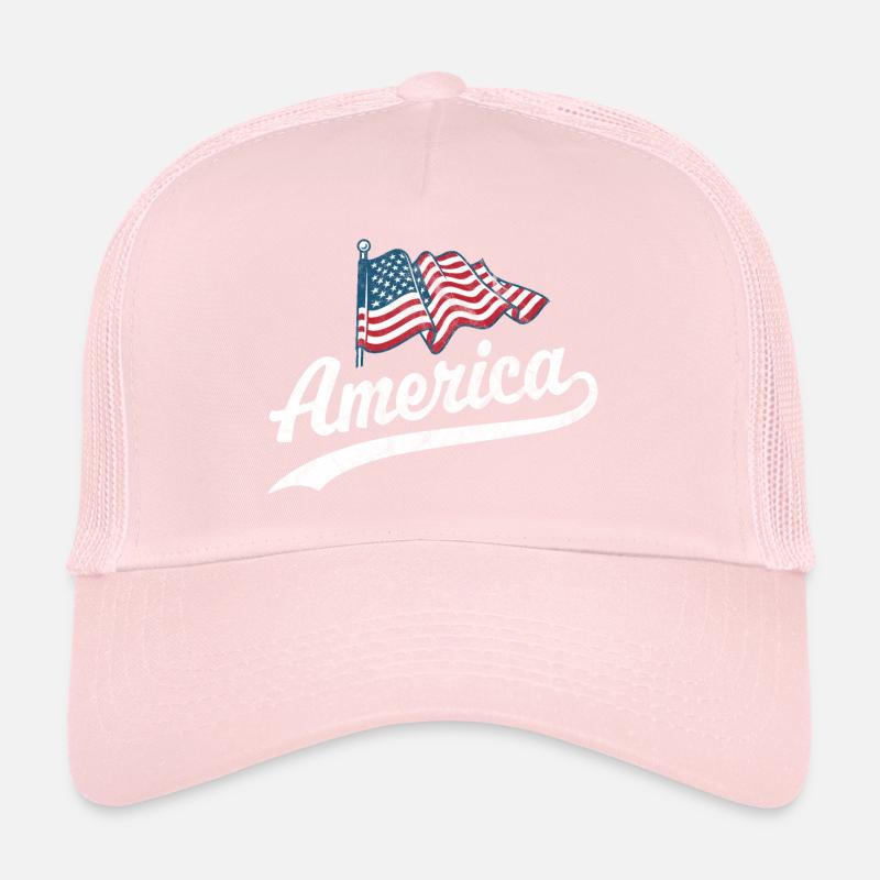 America Flag Trucker Cap