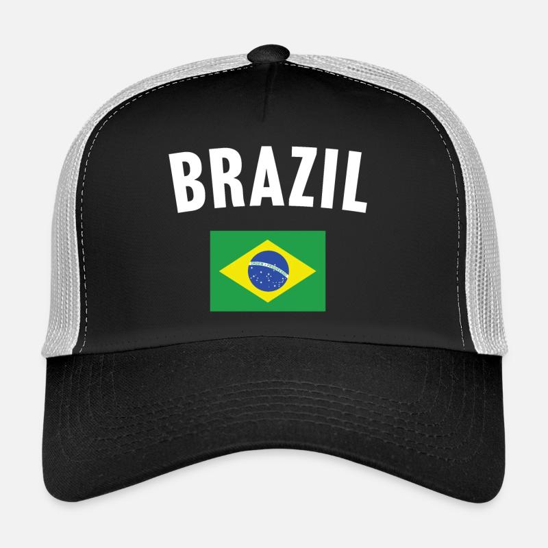 Drapeau du Brésil Casquette trucker 