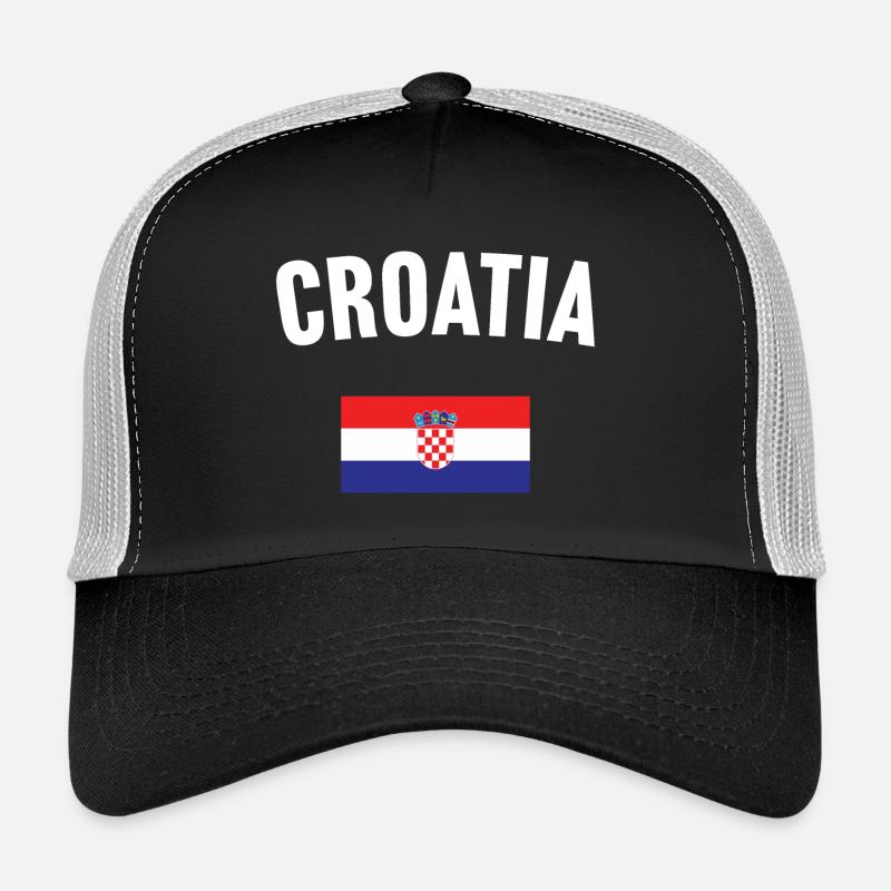 Croatia Flag Trucker Cap