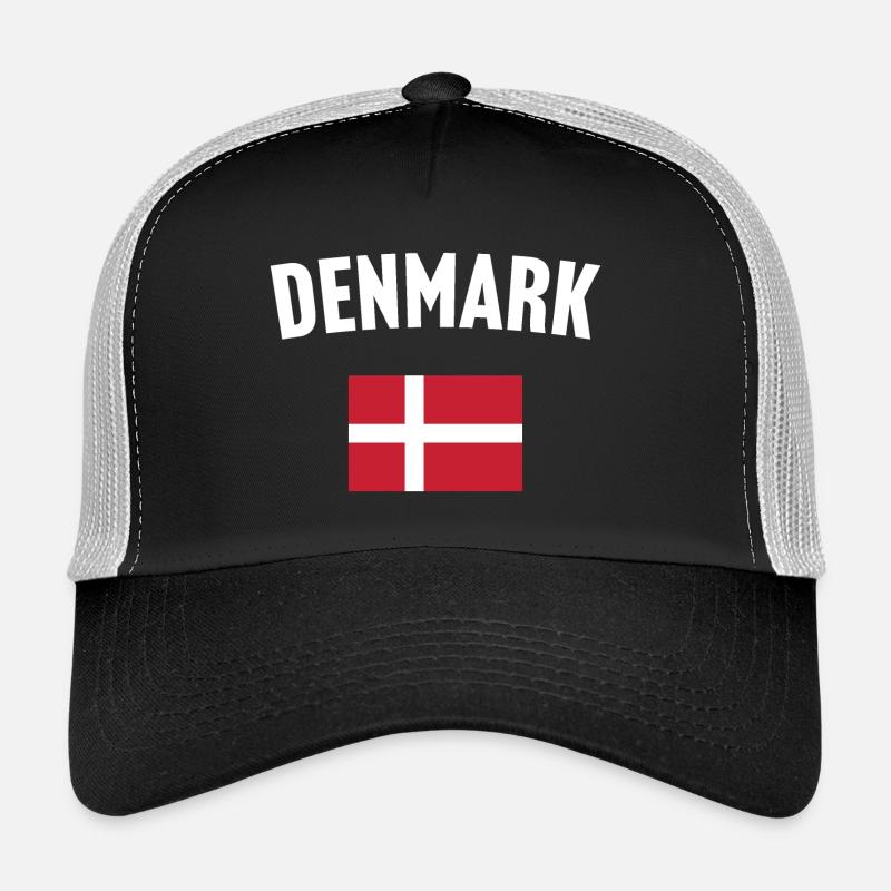 Drapeau du Danemark Casquette trucker 