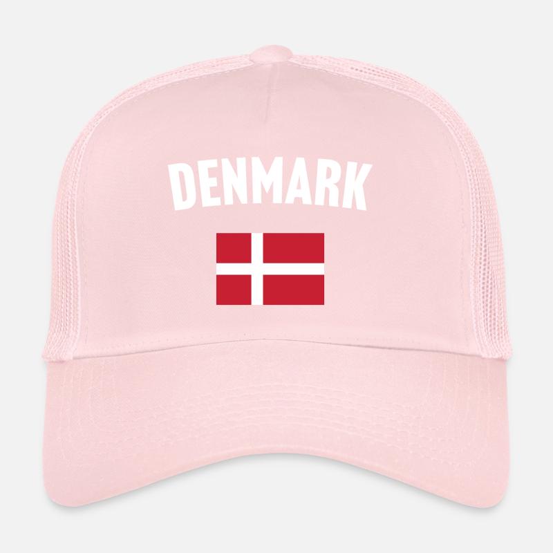 Drapeau du Danemark Casquette trucker 