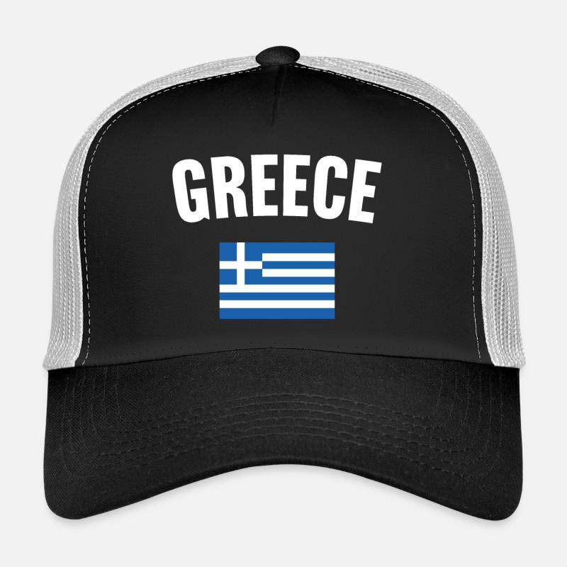 Drapeau de la Grèce Casquette trucker 