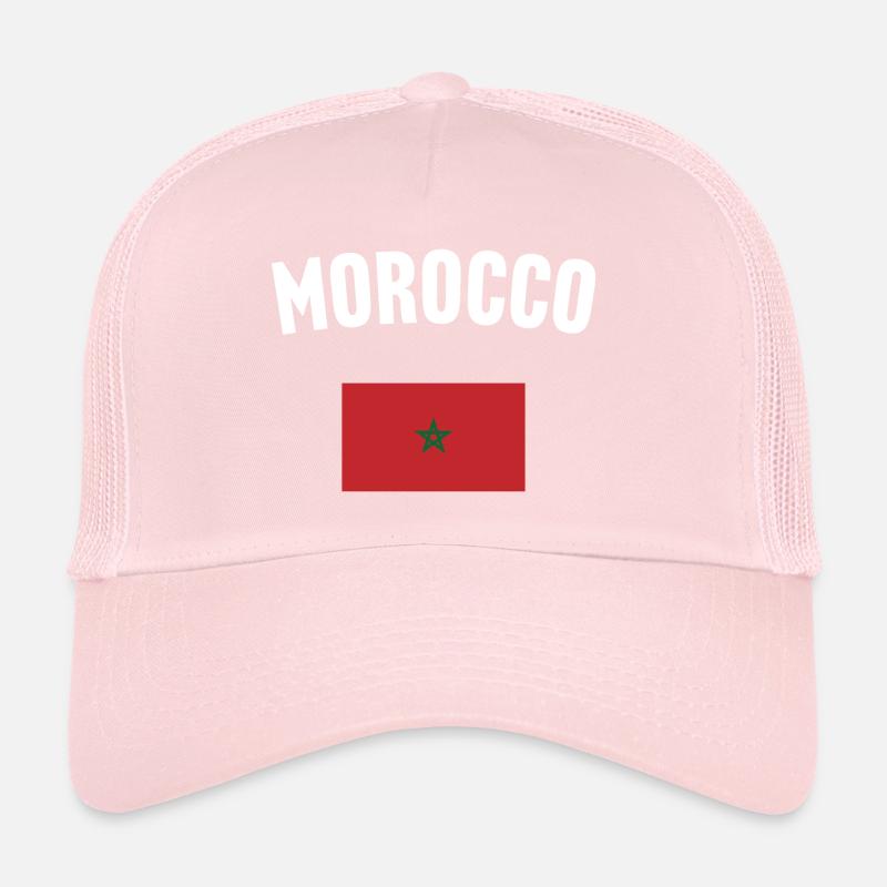 Drapeau du Maroc Casquette trucker 